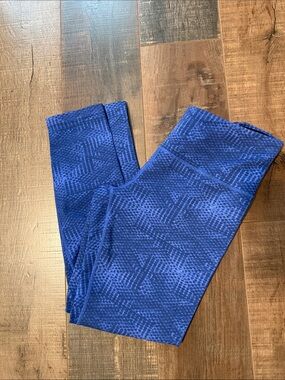 Tuff Athletics Blue Patterned Leggings